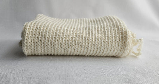 Undyed Merino Wool Sock Blank: 8 Ply Single Panel for Dyeing