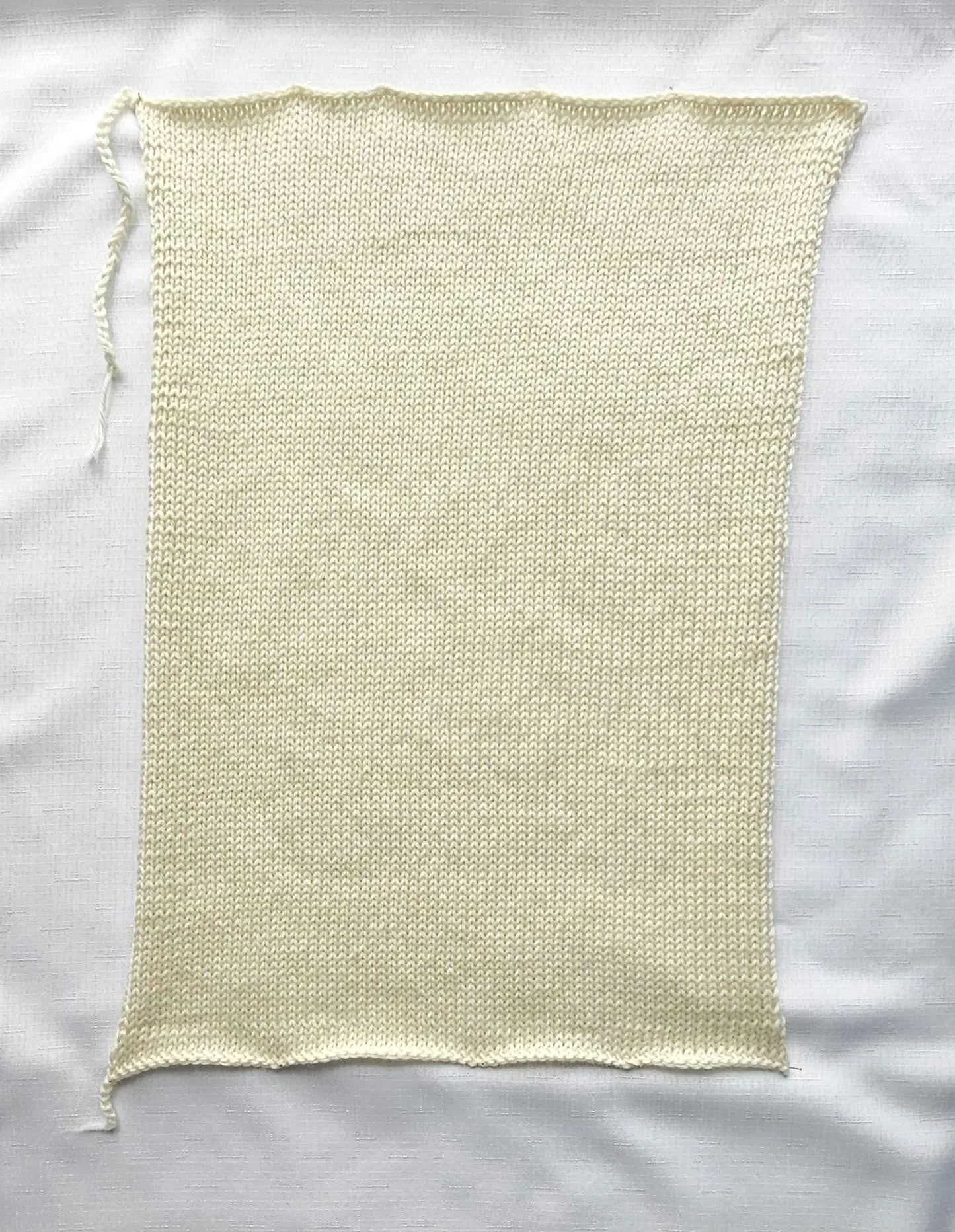 Undyed Merino Wool Sock Blank: 8 Ply Single Panel for Dyeing