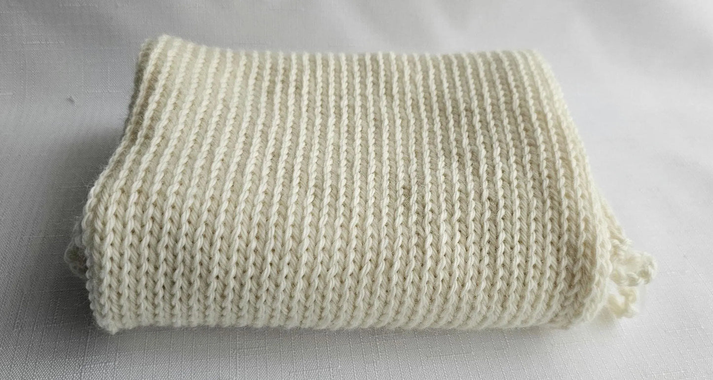 Undyed Merino Wool Sock Blank: 8 Ply Single Panel for Dyeing