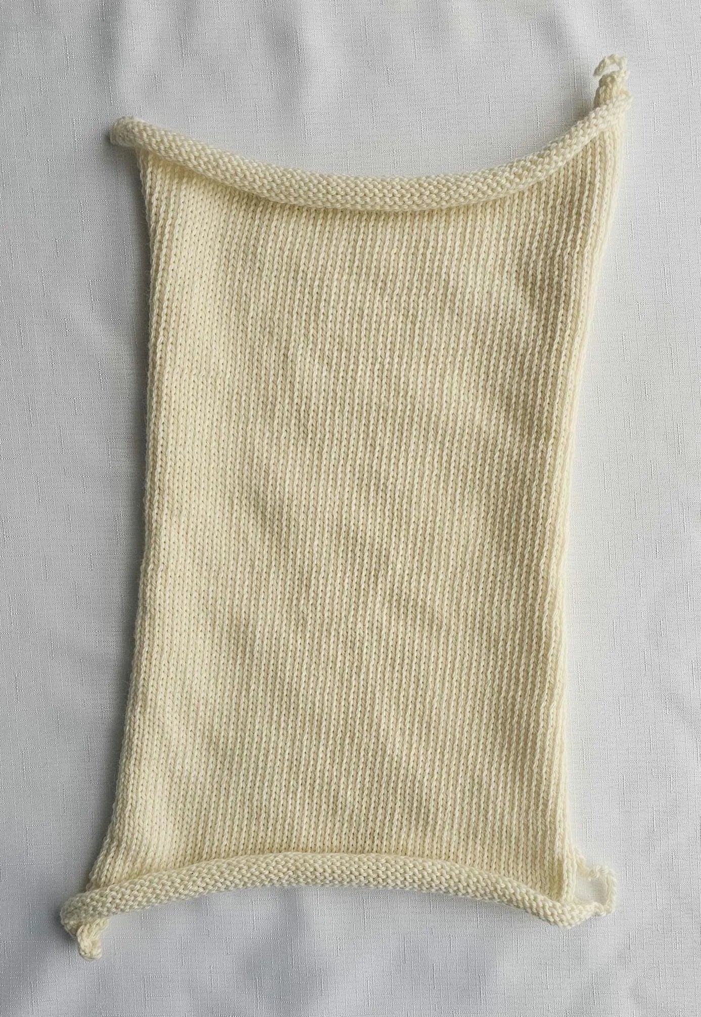 Undyed Merino Wool Sock Blank: 8 Ply Single Panel for Dyeing
